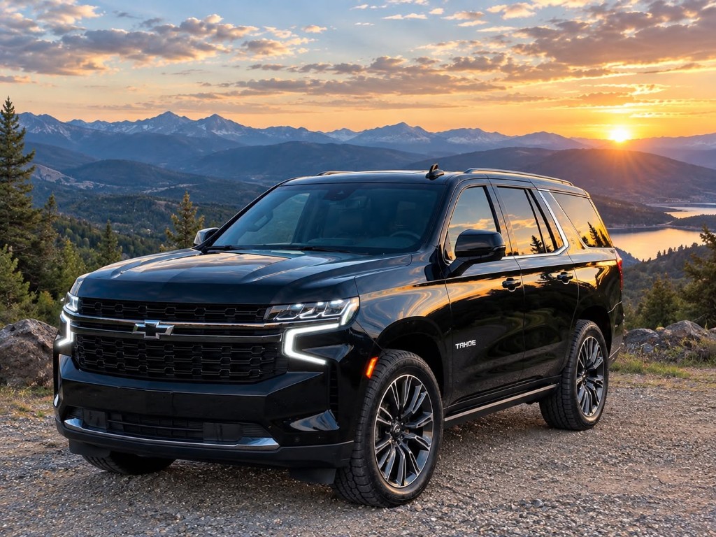 Black Chevrolet Tahoe — Luxury Car RM fleet